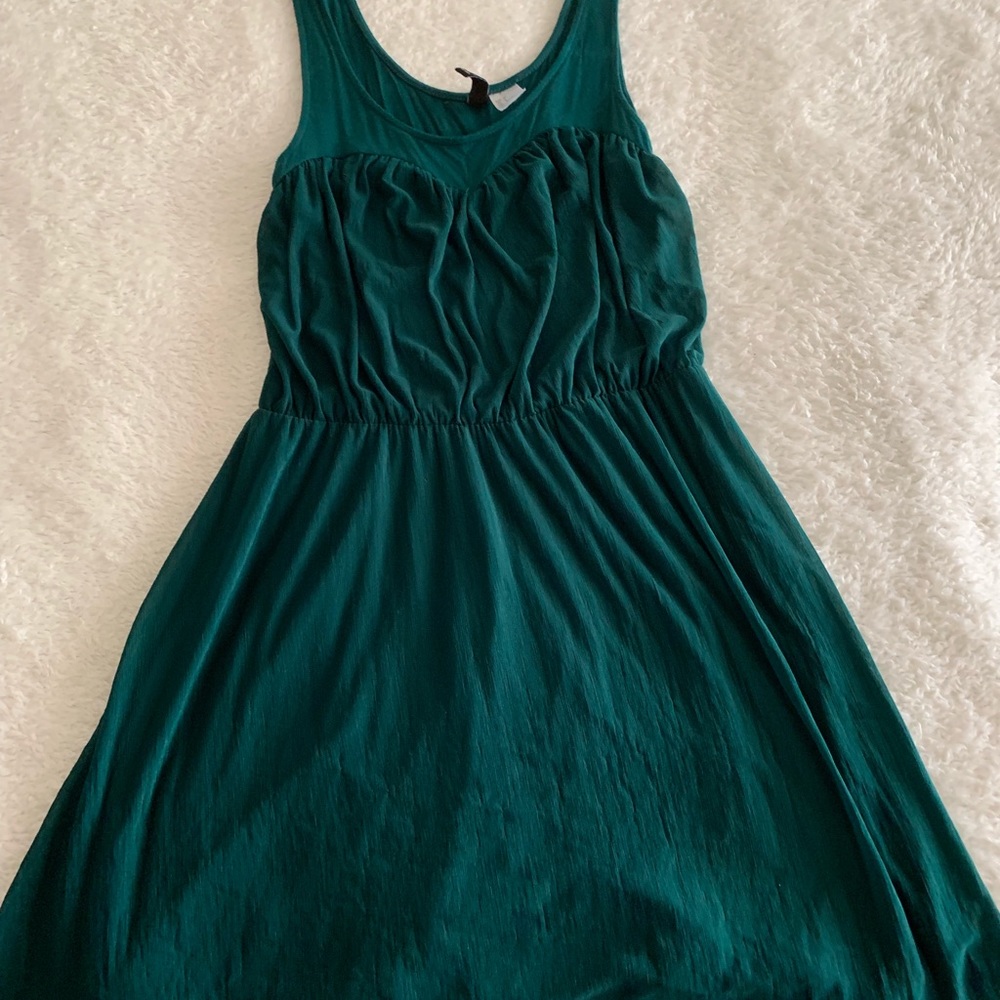 Dark green dress